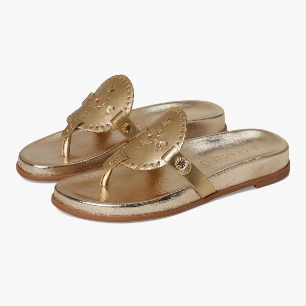 Jack Rogers Gold Collins Sandal